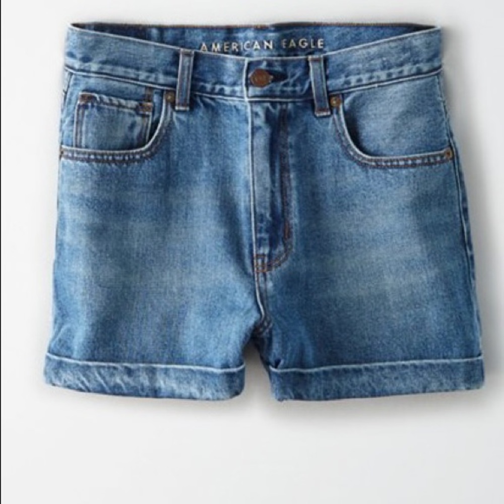 American Eagle Denim Mom Shorts (size 14)